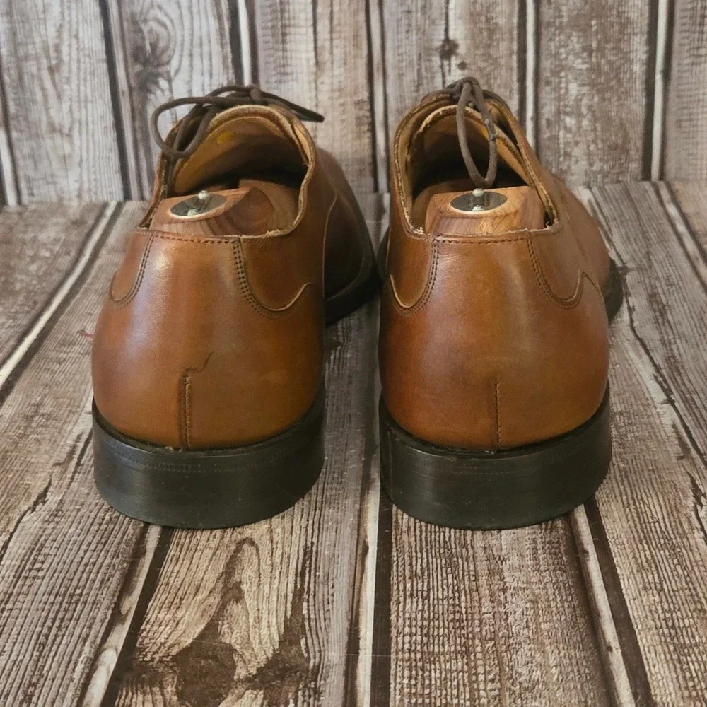 Sz 8 F UK/ 9 D US Mens Church's Sheldon Brown Leather Cap Toe Oxford Shoes EUC